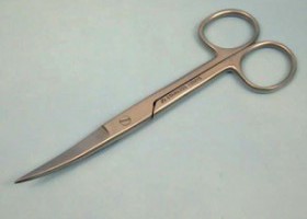 130215 Nůžky chirurgické 14cm O/O, zahnuté