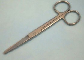 130445 Nůžky chirurgické 14cm T/O, rovné